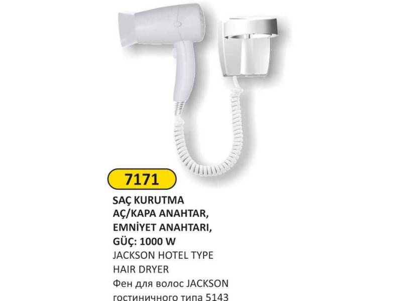 Arı Metal 7171 Jackson Otel Tipi Saç Kurutma