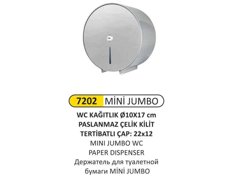 Arı Metal 7202 Paslanmaz Mini Jumbo Wc Kağıtlık