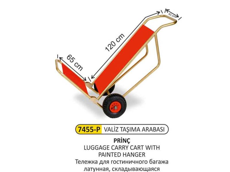 Arı Metal 7455P Katlanır Valiz Taşıma Prinç