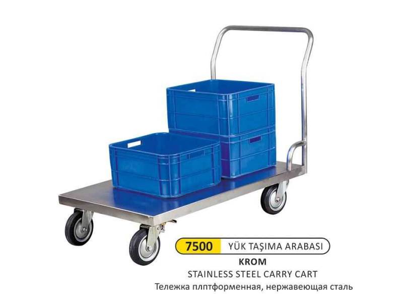 Arı Metal 7500 Yük Taşıma Arabası Paslanmaz Çelik