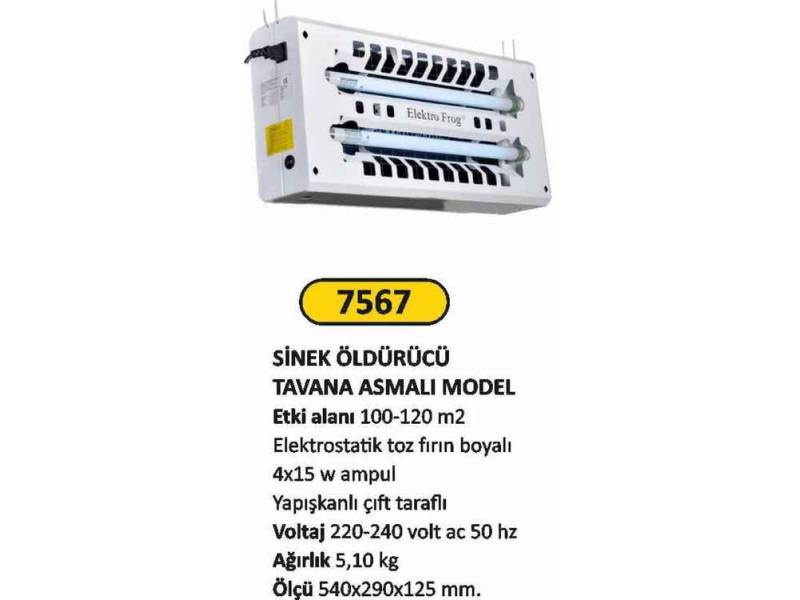Arı Metal 7567 Sinek Öldürücü Boyalı Tavana Asmalı Beyaz