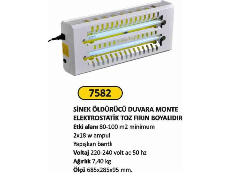 Arı Metal 7582 Sinek Öldürücü Duvara Montajlı Beyaz