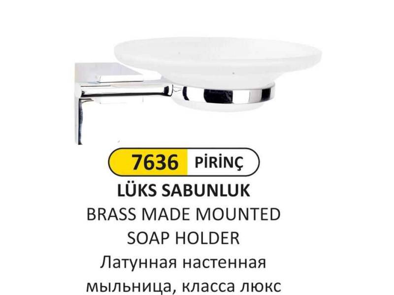 Arı Metal 7636 Pirinç Lüks Montajlı Katı Sabunluk