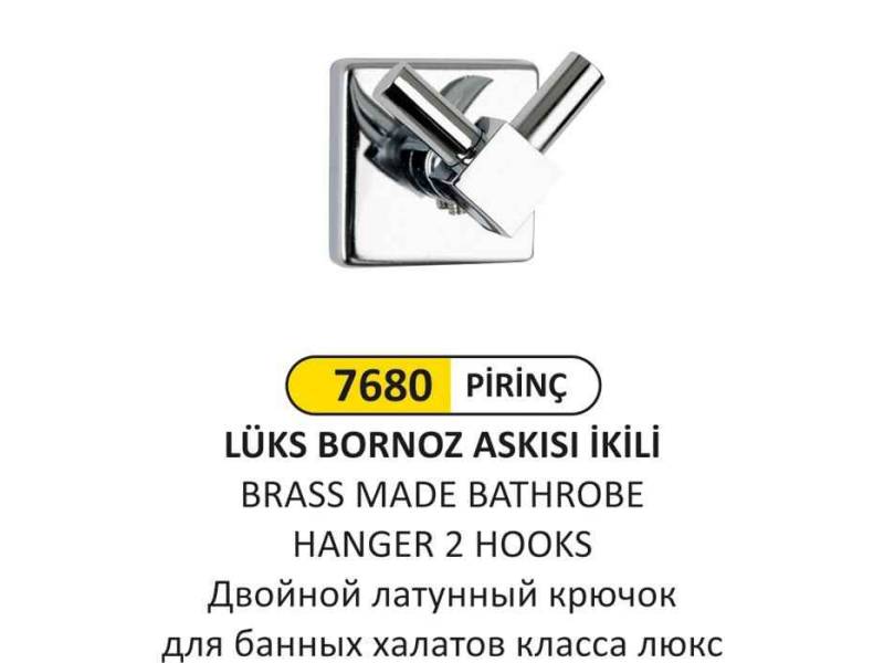 Arı Metal 7680 Lüks Prinç Bornoz Askısı 2 Li