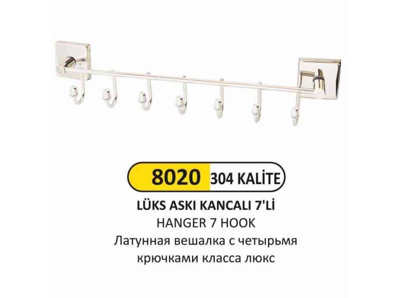 Arı Metal 8020 7 Li Askılık Lüks 304 Kalite