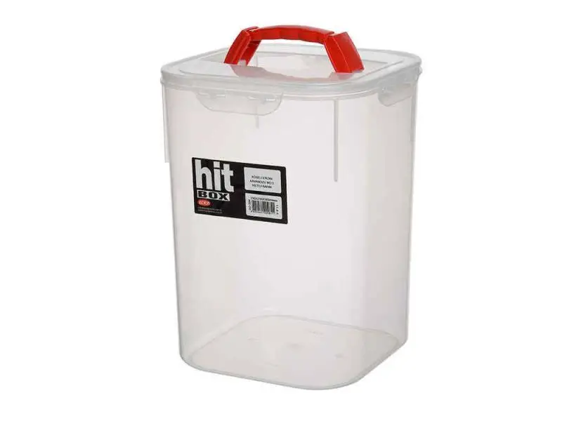 Bora BO084 Köşeli Erzak Kavanozu 11.4 Litre Kilitli Kapak Bora BO084 Köşeli Erzak Kavanozu 11.4 Litre Kilitli Kapak