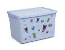 Bora BO2276 Tekerlekli Kasa Resimli Mavi 50 Litre Bora BO2276 Tekerlekli Kasa Resimli Mavi 50 Litre