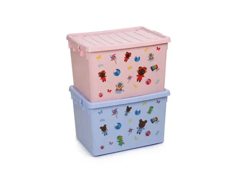 Bora BO2276 Tekerlekli Kasa Resimli Mavi 50 Litre Bora BO2276 Tekerlekli Kasa Resimli Mavi 50 Litre