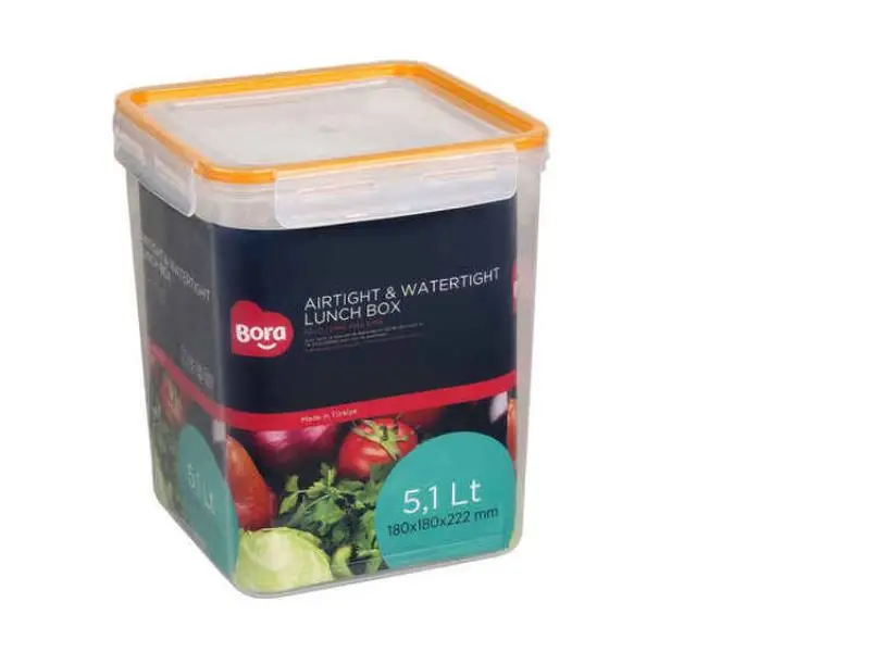 Bora BO886 Saklama Kabı Kare 5.1 Litre Bora BO886 Saklama Kabı Kare 5.1 Litre