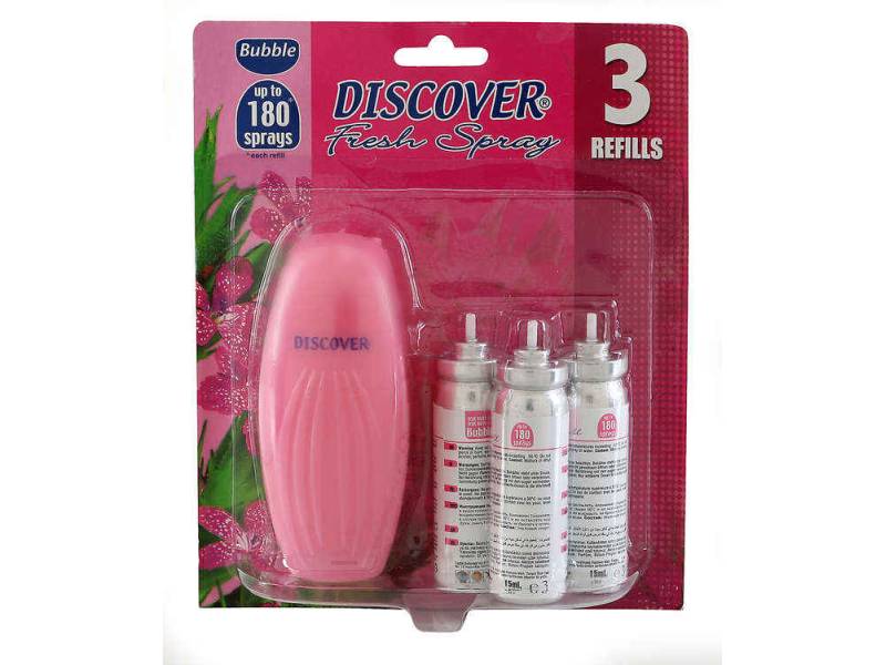 Discover Fresh Sprey 3 Yedekli Bubble