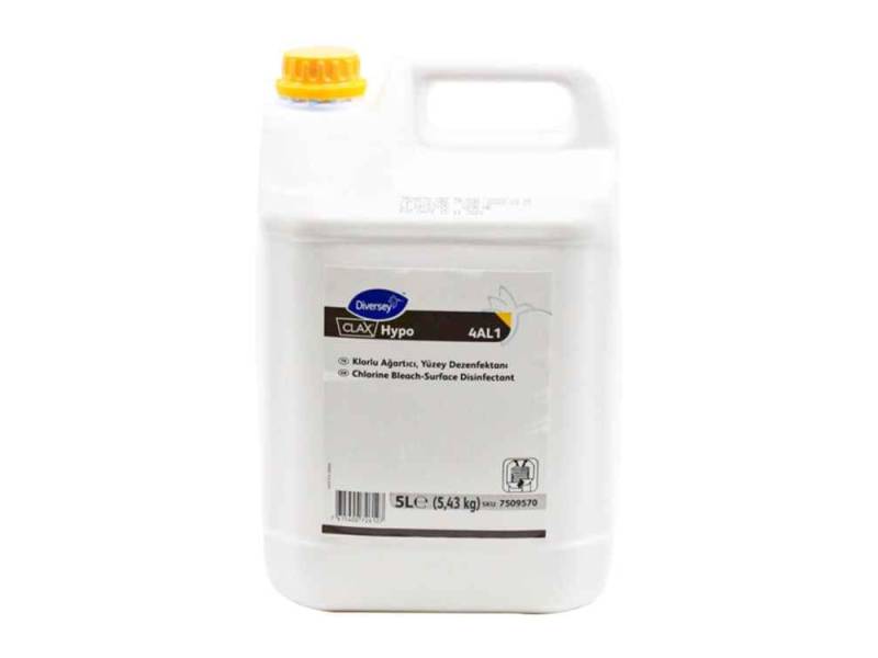 Diversey Clax Hypo Klorlu Ağartıcı 4AL1 Dezenfektan 5.5 Kg