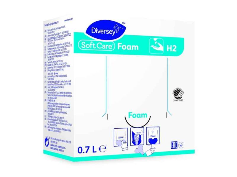 Diversey Soft Care H2 Line Foam Köpük Sabun 0.7 Lt
