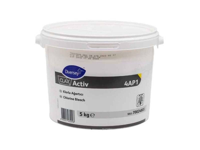 Diversey Clax Activ Klorlu Toz Ağartıcı 4AP1 5 Kg