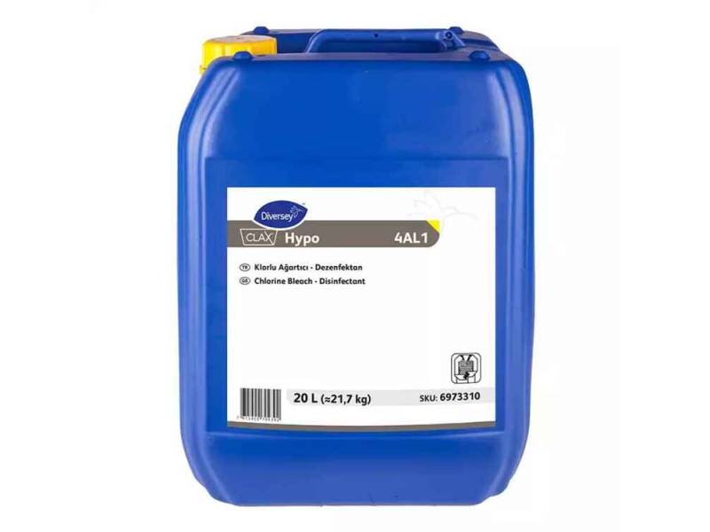 Diversey Clax Hypo Klorlu Ağartıcı 4AL1 Dezenfektan 21.7 Kg
