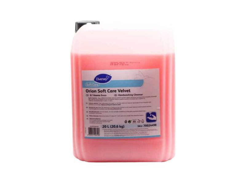Diversey Orion Soft Care Velvet Pembe El Sabunu 20.6 Kg