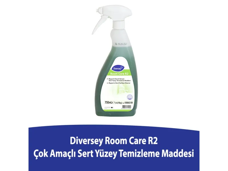 Diversey Room Care R2 Çok Amaçlı Hijyenik Yüzey Temizleyici 750 ML Diversey Room Care R2 Çok Amaçlı Hijyenik Yüzey Temizleyici 750 ML