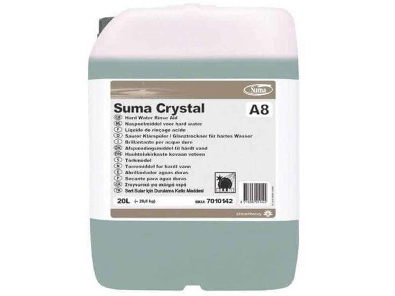 Diversey Suma Crystal A8 Asitli Bulaşık Parlatıcısı 20 Kg