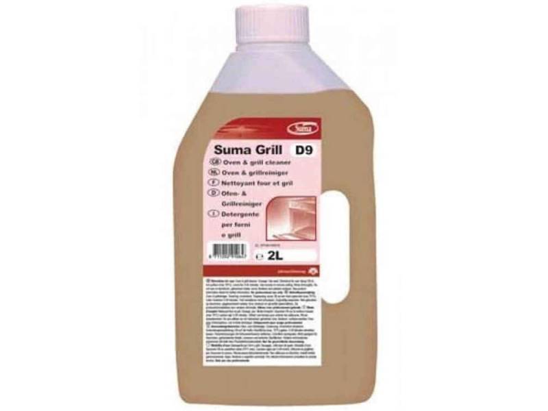 Diversey Suma Grill D9 Ağır Yağ Çözücü Fırın Temizleyici 2 Lt