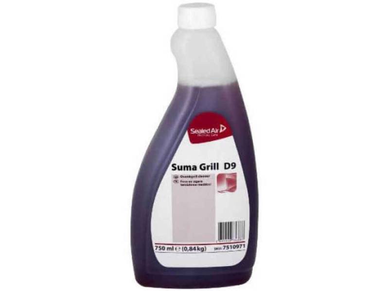 Diversey Suma Grill D9 Ağır Yağ Çözücü Fırın Temizleyici 840 Ml