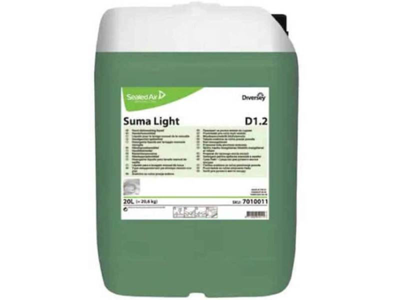 Diversey Suma Light D12 Elde Yıkama Bulaşık Deterjanı 20 Lt