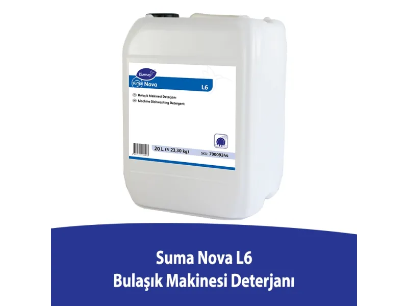 Diversey Suma Nova L6 Bulaşık Makinesi Deterjanı 20 L Diversey Suma Nova L6 Bulaşık Makinesi Deterjanı 20 L