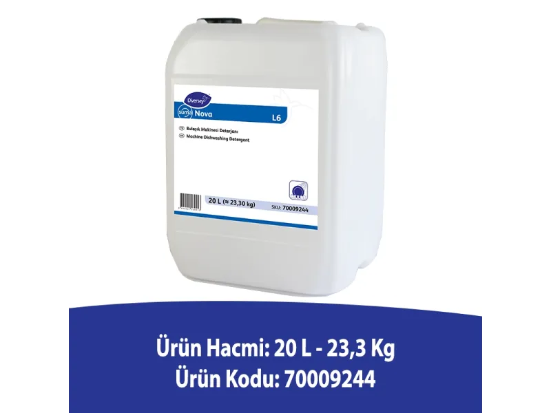 Diversey Suma Nova L6 Bulaşık Makinesi Deterjanı 20 L Diversey Suma Nova L6 Bulaşık Makinesi Deterjanı 20 L