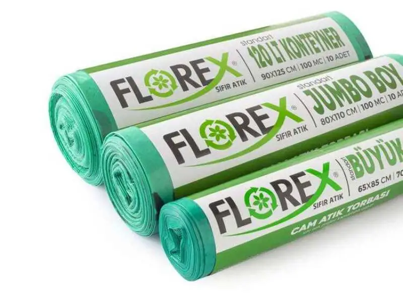 Florex Cam Atık Çöp Poşeti 80x110 800 GR 10 Rulo Florex Cam Atık Çöp Poşeti 80x110 800 GR 10 Rulo