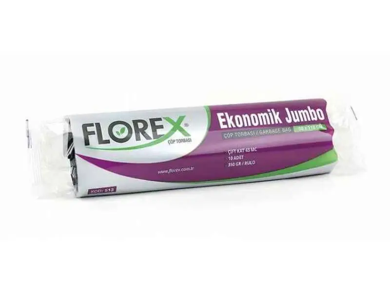 Florex Çöp Poşeti 80x110 350 GR 20 Rulo Florex Çöp Poşeti 80x110 350 GR 20 Rulo