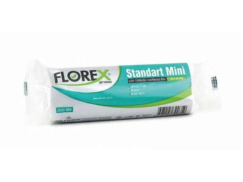 Florex Mini Boy Çöp Poşeti 44x45 80 GR 30 lu Florex Mini Boy Çöp Poşeti 44x45 80 GR 30 lu