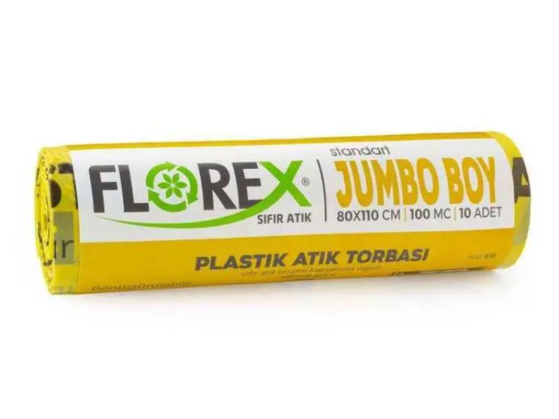 Florex Plastik Atık Çöp Poşeti 80x110 800 GR 10 Rulo Florex Plastik Atık Çöp Poşeti 80x110 800 GR 10 Rulo