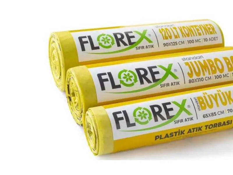 Florex Plastik Atık Çöp Poşeti 80x110 800 GR 10 Rulo Florex Plastik Atık Çöp Poşeti 80x110 800 GR 10 Rulo