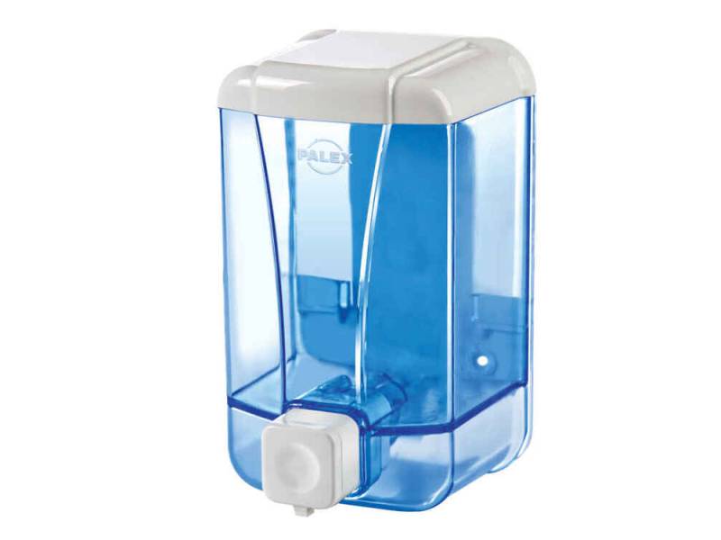 Palex 3430-1 Sıvı Sabun Dispenseri 1000 CC Şeffaf Mavi