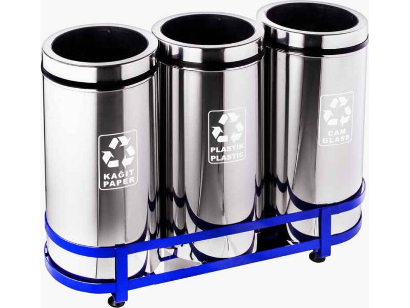 Palex 3561-5 Geri Dönüşüm 3 lü Çemberli Metal