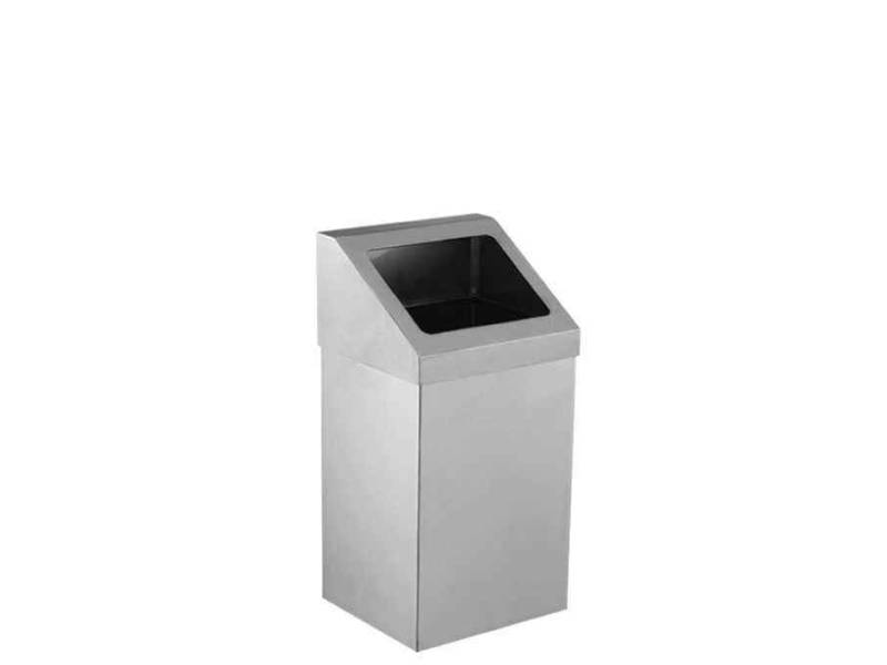 Palex 3834-311 Metal Açık Çatı Kapaklı Çöp Kovası 11 Litre