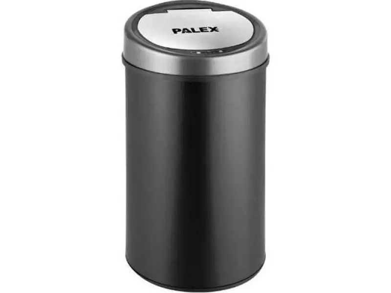 Palex SP-22 Sensörlü Çöp Kovası 22 Litre Metal Siyah Palex SP-22 Sensörlü Çöp Kovası 22 Litre Metal Siyah