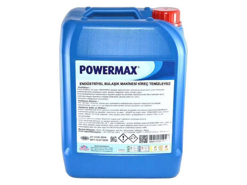Powermax Endüstriyel Bulaşık Makinesi Kireç Gidericisi 5 KG