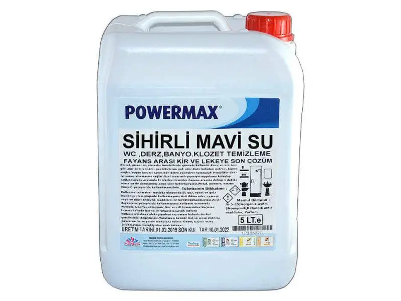 Powermax Sihirli Mavi Su 5 KG Powermax Sihirli Mavi Su 5 KG