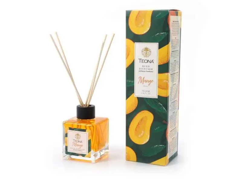 Teona Mango Bambu Çubuklu Oda Kokusu 110 ml Teona Mango Bambu Çubuklu Oda Kokusu 110 ml