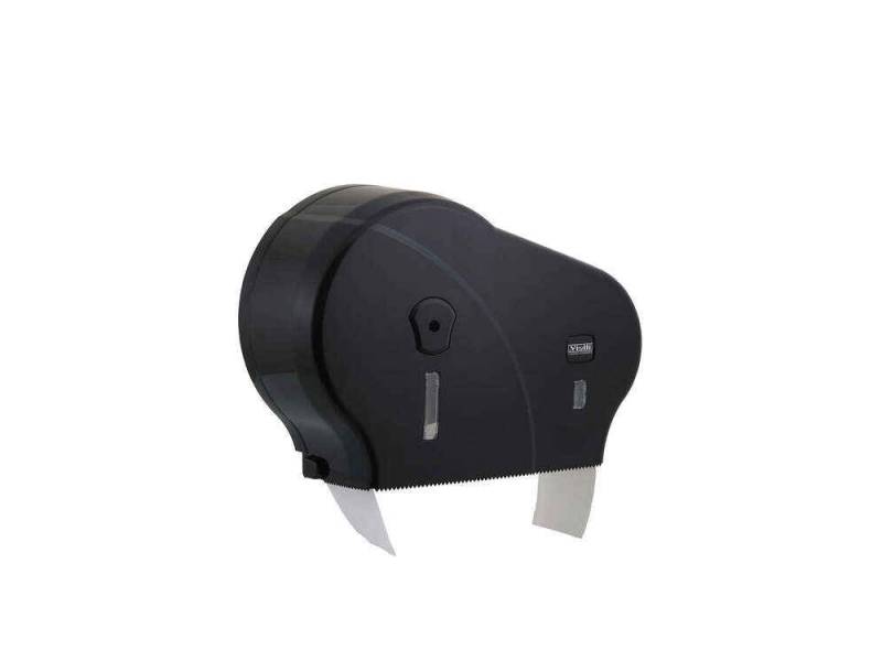 Vialli DMJ1B Double Mini Jumbo Tuvalet Kağıdı Dispenseri Siyah