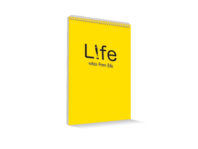 ÇINAR LIFE A4 100 YP ÇİZGİLİ SPİRALLİ BLOKNOT DEFTERİ 78007