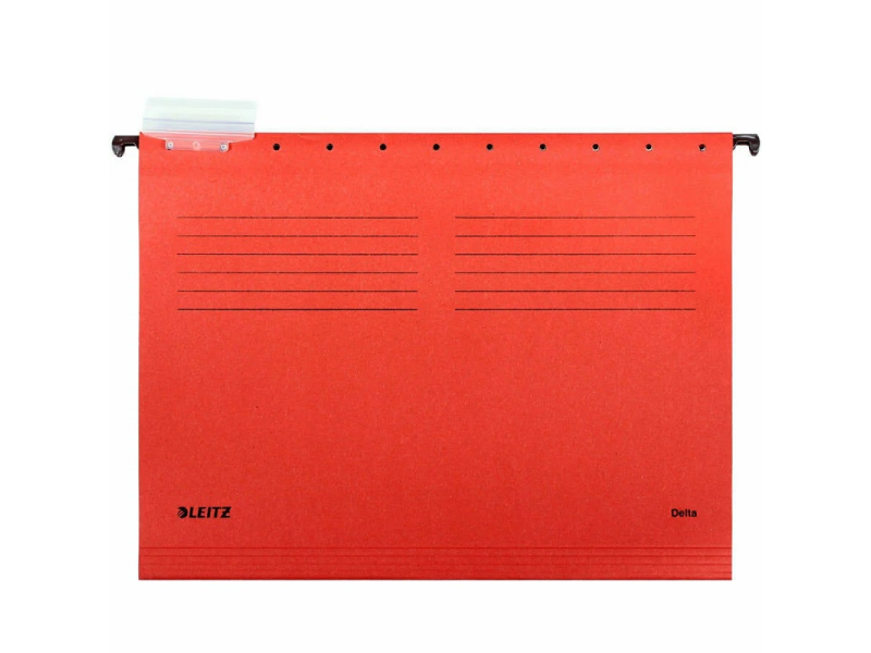 LEITZ 6515-00-25 KIRMIZI ASKILI DOSYA TELSİZ LEITZ 6515-00-25 KIRMIZI ASKILI DOSYA TELSİZ