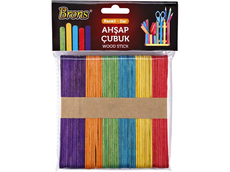 BRONS AHŞAP ÇUBUK RENKLİ GENİŞ 50 Lİ BR-903 BRONS AHŞAP ÇUBUK RENKLİ GENİŞ 50 Lİ BR-903