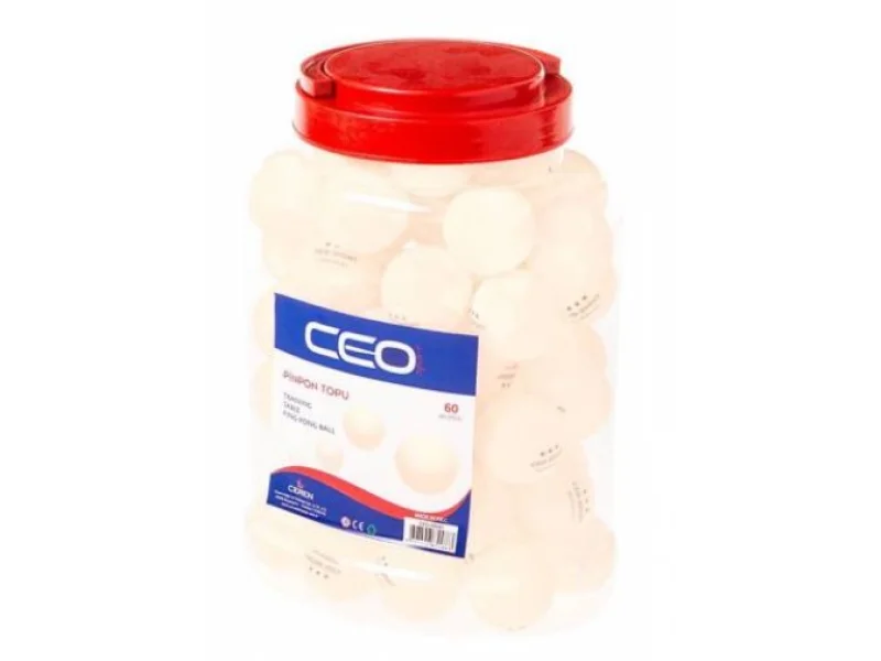 CEO-MASİS PİNPON TOPU 60 LI KAVANOZ BEYAZ CEO-PN0001 CEO-MASİS PİNPON TOPU 60 LI KAVANOZ BEYAZ CEO-PN0001