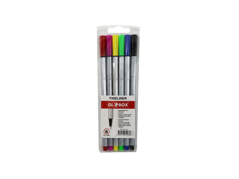 GLOBOX 12 RENK ÇİFT UÇLU KEÇELİ KALEM 2908 GLOBOX 12 RENK ÇİFT UÇLU KEÇELİ KALEM 2908