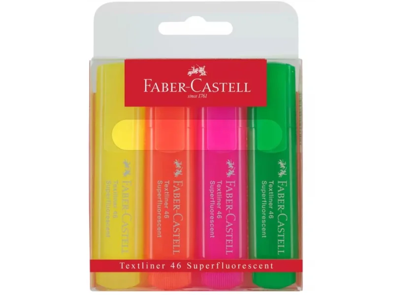 FABER FOSFORLU KALEM 4 LÜ ŞEFFAF GÖVDE 154604 FABER FOSFORLU KALEM 4 LÜ ŞEFFAF GÖVDE 154604