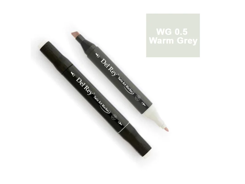 DEL REY TWIN MARKER WG0.5 WARM GREY ÇİFT UÇLU GRAFİK KALEMİ MN-DRWG0.5 DEL REY TWIN MARKER WG0.5 WARM GREY ÇİFT UÇLU GRAFİK KALEMİ MN-DRWG0.5