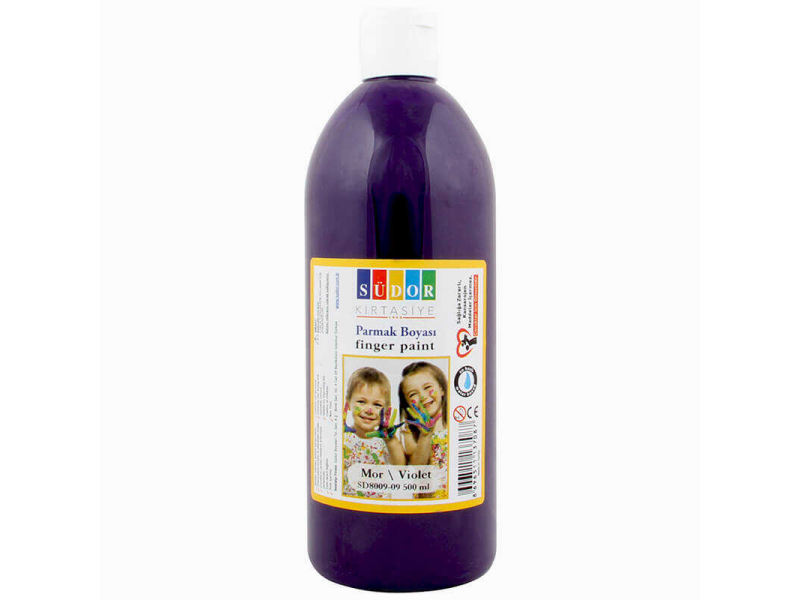 SÜDOR PARMAK BOYASI MOR 500 ml 8009-09 SÜDOR PARMAK BOYASI MOR 500 ml 8009-09