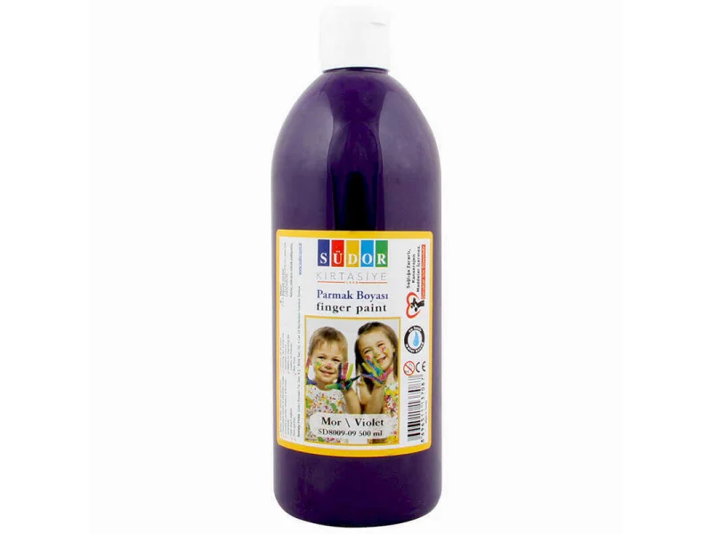 SÜDOR PARMAK BOYASI MOR 500 ml 8009-09 SÜDOR PARMAK BOYASI MOR 500 ml 8009-09