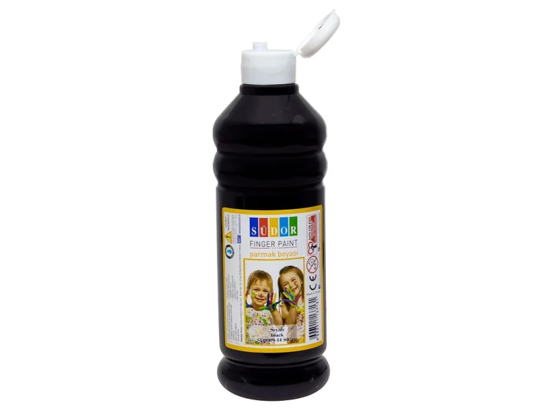 SÜDOR PARMAK BOYASI SİYAH 500 ml 8009-14 SÜDOR PARMAK BOYASI SİYAH 500 ml 8009-14