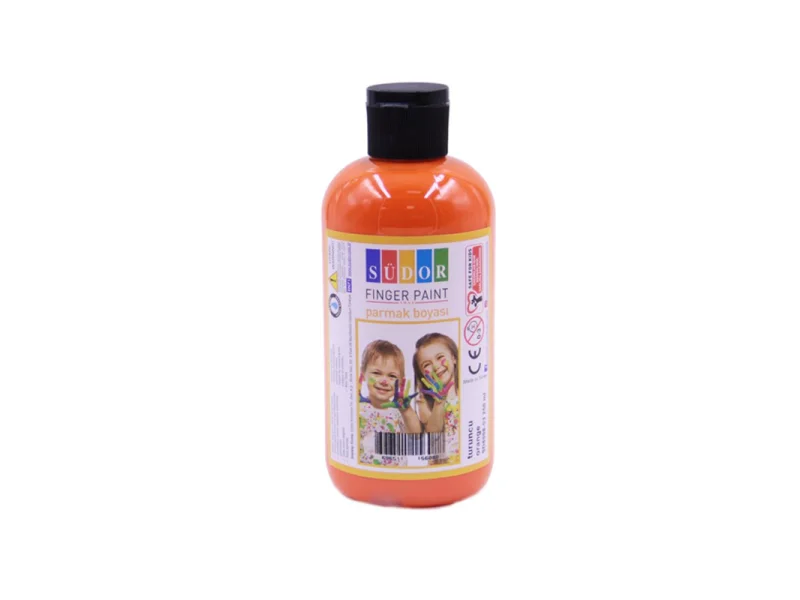 SÜDOR PARMAK BOYASI TURUNCU 250 ml 8008-03 SÜDOR PARMAK BOYASI TURUNCU 250 ml 8008-03